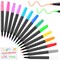 Liquid Chalk Markers for LED Drawing Note Board Acrylic Calendar Planning Board Clear Glass Dry Erase Whiteboard Window Mirror Christmas Holidays Painting, 14 Pack, 12 Vibrant Colors, 1mm Fine Points